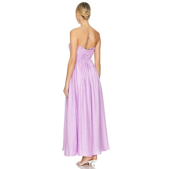 Line & Dot Lylac Maxi Dress in Lilac X-Small New Womens Long Gown - Picture 2 of 13